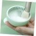 Angoily Cleanser of Makeup Brush Makeup Brush Scrubber Makeup Cleaner Protruding Ear Corrector Cleaning Scrubber Face Silicone Scrubber Face Cleaner Sucker Silicone Brush Silica Gel - Buy Online on GoSupps.com