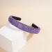 Jumwrit Rhinestone Purple Glitter Wide Headband - Non-Slip Wave Shape Hair Hoop for Women & Girls - Buy Online on GoSupps.com
