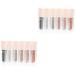 Healeved 12 Pcs Eye Shadow Set Eye Makeup Accessories Korean Glitter Eyeshadow Makeup Tools Highlighter