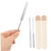 Korean Spatula Makeup Set - Cosmetic Palette & Mixer Tool for Artists | 17x2.5cm | International Shipping - Buy Online on GoSupps.com