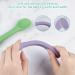 Vicloon Baby Spoons - Set of 4 Silicone Self-Feeding Weaning Spoons for Kids, Toddlers, Children, and Infants - Macarons - Buy Online on GoSupps.com