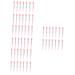 MAGICLULU 4 Sets Lip Gloss Brush Nose Remover Lip Applicator Wands Silicone Makeup Brush Eyeshadow Brush Lip Brush Mini Miss Cosmetic Lipstick Brush Pink