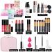 Jascherry Makeup Gift Set for Women - All-in-One Makeup Kit with Portable Pink Bag Eyeshadow Lipstick Lip Gloss & Mascara - Buy Online on GoSupps.com