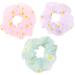7pcs Elastic Hair Ties & Bobbles - Organza Rings for Women & Kids | Summer Pool Party & Spa Accessories (Mixed Colors) - Buy Online on GoSupps.com