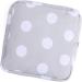 Sanitary Napkin Pouch with Zipper - Green & Gray Dots Organizer for Tampons | 1 Count Pack - Buy Online on GoSupps.com