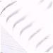 PLAFOPE 2 Pairs Eyebrow Shaping Template Artificial Eyebrow Patch Eyebrow Stickers Hair Woman Makeup Tools 21x15cm Black 003 - Buy Online on GoSupps.com