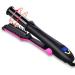 Professional Hair Straightening Curling Iron 2 in 1 Style Flat Irons 1-Way Rotating Iron Curler No Damage Hair Straightener Flat Irons for Short & Long Hair Black