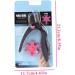 Acrylic Nail Clipper Nail Art Scissors U-Shaped Nail Scissors Nail Edge Trimmers False Nail Tip Scissors Black - Buy Online on GoSupps.com