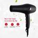 Professional Hair Dryer 2000W Ion Salon Fast Hair Dryer 3 Heat Levels 2 Speeds Travel Hair Dryer with Nozzle - Buy Online on GoSupps.com