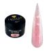 Crystal Professional Gel Builder - 15 ml - Gel nails with floral particles and medium consistency - Nail builder for creative extensions with a unique effect - Gel nail builder - Pink with