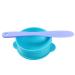Fomiyes icing container 1 set mixed cream use skin petting spatula facial warmer Face tool Interior household without wax with a shell kit for wax tuber replacement facial tools 10.5x10.5cm green