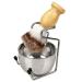 Sanbege 3 Pack Shaving Brush Set Wet Shaving Kit Stainless Steel Shaving Stand with Bowl and Brush for Men