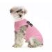 Dog clothing for small dogs dog sunscreen t-shirt cotton shirts soft and breathable dog costume clothing fit for small extra small medium dog cat (XXL pink) XXL pink