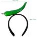 LIFKOME Novelty Hair Band Chili Design Hair Hoop Chili Pepper Hair Hoop Vegetable hairband for Adults Party Favors Green - Buy Online on GoSupps.com