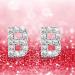 26 Earrings Earrings Girls Initial for Women Fashion Alphabet Simulated Faux Diamond Stud Earrings for - Buy Online on GoSupps.com