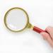 Magnifiers Magnifier Hd Reading Reading Newspaper Reading Glass Metal Frame 4 Times Magnifying Glass Comfortable Anniversary - Buy Online on GoSupps.com