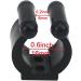 JKJF Billiards Snooker Cue Holder Clips - 12 Pcs Black Fishing Pole Rod Rack Clip for Pool Cue & Fishing Rod Storage - Buy Online on GoSupps.com
