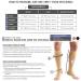 Truform Compression Knee High Stockings 20-30 mmHg Open Toe Beige - Medium Short 2 Count | International Shipping - Buy Online on GoSupps.com