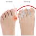 DEAVER Hallux Valgus Corrector Insoles - Toe Separator Gel Spreader for Foot Bone Overlapping Correction - 4 Pair Set for Men and Women - Instant Pain Relief - Buy Online on GoSupps.com