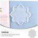 Operitacx Coaster Silicone Mold Resin Epoxy Flexible Silicone Coaster Mold Cup Mat Making Mold Manual Tool - Buy Online on GoSupps.com
