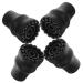BUIFULSIC 4 pieces of crutch pad tips for hiking sticks tips for walking sticks rubber tips for walking sticks crutch accessories tips for trekking sticks slippery older PVC hiking stick