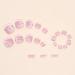 24Pcs Pink Press On Toenails with Cute Flower Design - Glossy Acrylic False Toe Nails for Women and Girls - Buy Online on GoSupps.com