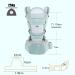 Leapbeast Baby Carrier - All-in-One Ergonomic Hip Seat for Newborns & Toddlers (3.5-15.5 kg) - Cotton Light & Breathable - Adjustable Green Design - Buy Online on GoSupps.com
