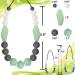 2 Pack Baby Teething Necklace for Mom - Silicone Teething Necklace for Boys and Girls - BPA Free - Freezable and Dishwasher Safe - Buy Online on GoSupps.com