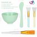 U-MATE 5 in 1 Facial Skin Care Horizon Mask Mixing Bowl Set - DIY Face Mask Kit with Silicone Bowl Spatula & Brushes for Optimal Skin Treatment - Buy Online on GoSupps.com