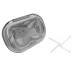 dijiusidy Portable Dental Case Braces Storage Box Seal with Partition Dust-proof Cotton Swab Holder for Travel Home Business Transparent L L Transparent