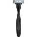 Twilding Men's Razor - Premium Stainless Steel for Perfect Wet Shave with Mach3 Blade - Black - 1 Pack - Buy Online on GoSupps.com