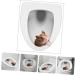 LIFKICH Adhesive Toilet Sticker 3D Toilet Sticker Bathroom Wall Stickers PVC 3D Toilet Seat Mouse Toilet Sticker Toilet Decal - Buy Online on GoSupps.com
