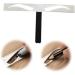 Hemoton 2 Pcs Eyebrow Ruler Stencil Eyebrow Makeup Symmetrical Tool Brow Stencils Stainless Steel - Buy Online on GoSupps.com