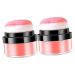 DRESSOOS 2pcs Oil Control Cushion Blush Creme Blush Makeup Blush Loose Blush Makeup Blush Powder Plastic Rosy
