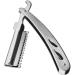 Lurrose Vintage Hairdresser Straight Razor - Interchangeable Blade Safety Razor Foldable Design Manual Grinding Tool for Men - Premium Quality Grooming Essentials - Buy Online on GoSupps.com
