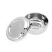 Men's Stainless Steel Shaving Soap Bowl with Mirror Cover | Universal Beauty Product for a Perfect Shave - Buy Online on GoSupps.com