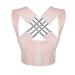 Wusanna back straight keeper posture correction back for women and men's posture correction shoulder belt posture correction straightforward offers pain relief in the neck and in the shoulder (XXL).