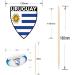 Uruguay Flag Rugby Ball Food & Cupcake Picks Toppers Party Decorations (14 Pack) - Buy Online on GoSupps.com