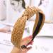 Rattan Straw Woven Wide Knot Headband for Women - Summer Hair Accessories - Buy Online on GoSupps.com