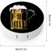 Beer Time Round Case For Contact Lens Kit Storage Box with Mirror Printed - Buy Online on GoSupps.com