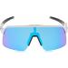 Oakley Men's Oo9463 Sutro Lite Rectangular Sunglasses - Matte White/Prizm Sapphire - Buy Online on GoSupps.com