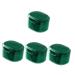 Frcolor 4 pieces Retainer storage box Small prosthesis case prosthesis holder catchment container travel prosthesis container prosthesis cup retainer case prosthesis bathroom travel care strut