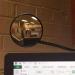 Ampper Glass Clip On Rear View Cubicle Mirror - 3.75 Round Convex Mirror with Frame for Personal Safety and Security - Buy Online on GoSupps.com