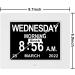Digital Day Alarm Clock  Calendar Day Clock for Dementia  Alzheimer  Memory Loss  Vision Impaired  Senior  12 Alarms  8 Languages  White - Buy Online on GoSupps.com