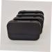 NUOBESTY 8pcs Box Jewelry Boxes Square Containers with Lids Food Rectangular Tin Cans Candy Box Rectangle Size 2 Black - Buy Online on GoSupps.com