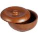 FARUTA Wooden Shaving Bowl for Men - Teak Wood Shaving Cream Bowl with Lid | International Shipping Available - Buy Online on GoSupps.com