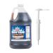 ZippySweets - Vanilla Flavour Snow Cone Syrup with Complimentary Pump 1 Gallon Perfect for Shaved Ice Treats Makes up to 128 Snow Cones Delicious Shaved Ice Syrup for Parties and Fun