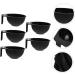 SAFIGLE 5pi ces Lot De Bols De M lange Pour Teinture Capillaire Lavable Et R utilisable Outil De Coiffure Professionnel Facile Nettoyer - Buy Online on GoSupps.com
