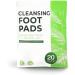Detox Foot Pads - 20 Natural Plasters with Bamboo & Ginger for Stress Relief & Toxin Removal | International Shipping Available - Buy Online on GoSupps.com