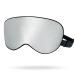 Olesilk adjustable silk sleep mask 100% mulberry lide eye mask for sleeping for women and men 1 piece silver gray unit size silver gray